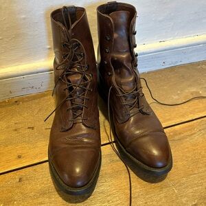 Grand Prix Made in USA Brown Leather Men's Boots